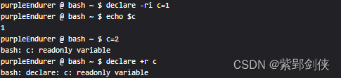 Linux shell编程学习笔记32：declare 命令_declare_06