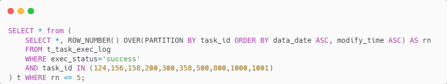 MySQL 分组排序后 → 如何取前N条或倒数N条_窗口函数_12