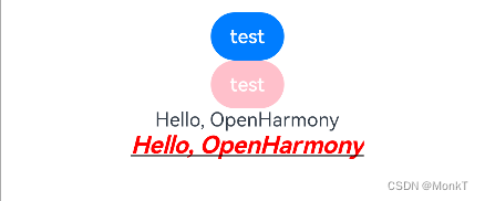 鸿蒙（HarmonyOS）项目方舟框架（ArkUI）之Button按钮组件_圆角_02