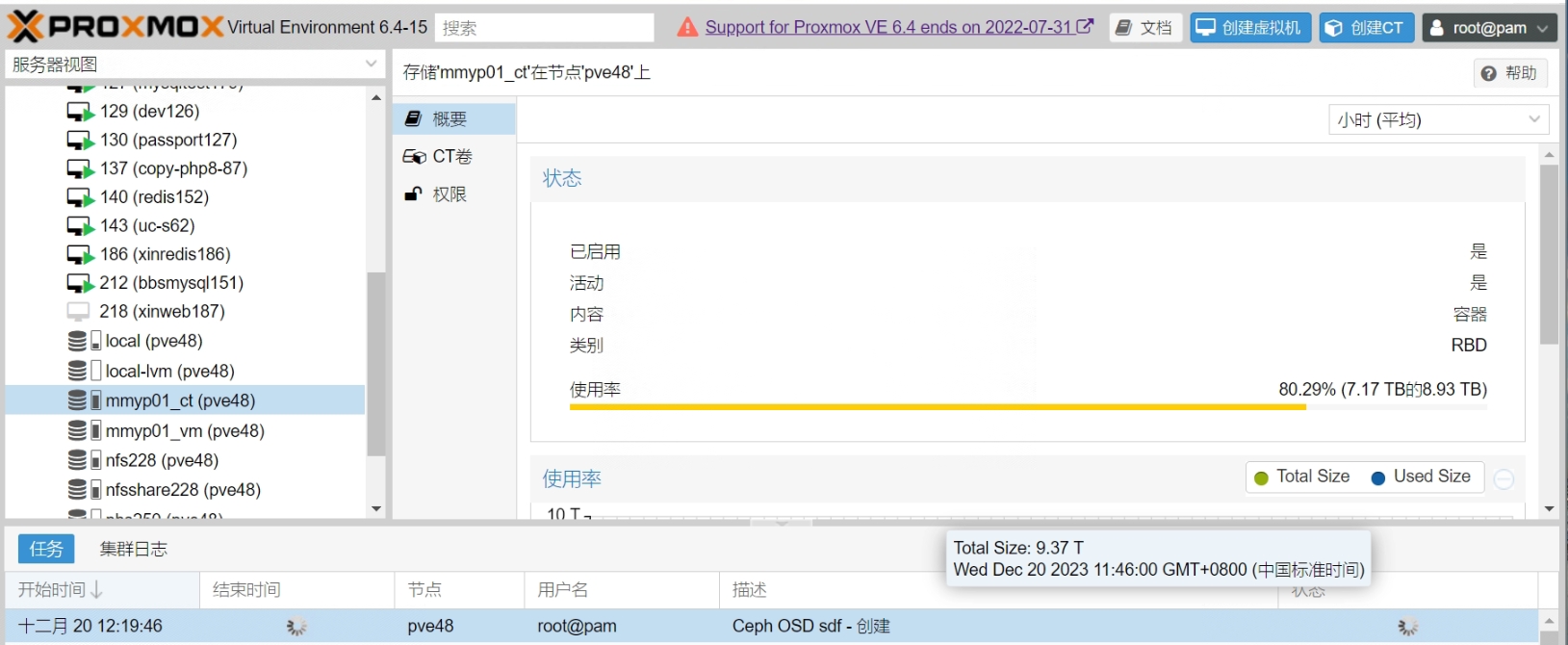 在线更换Proxmox VE超融合集群Ceph OSD磁盘_热插拔_03