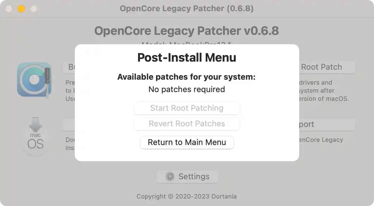 在不受支持的 Mac 上安装 macOS Ventura (OpenCore Legacy Patcher) 2023年8月更新_Montery_19
