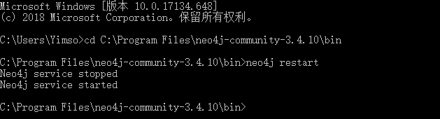 Windows10 下 Neo4j 安装 algo_重启_04