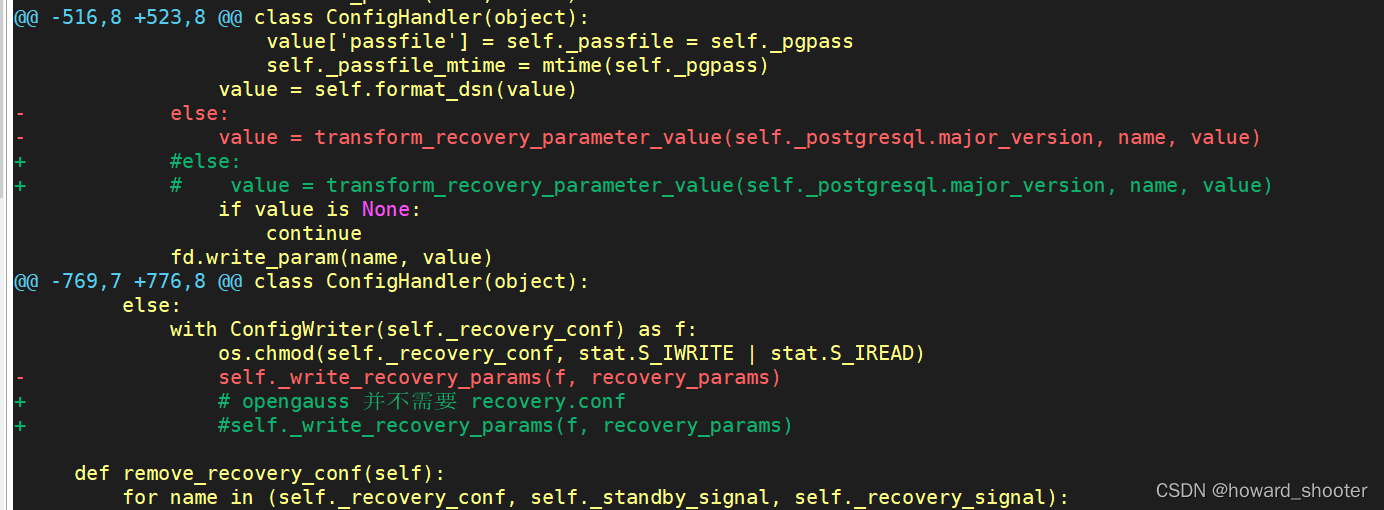 Patroni for openguass 6：postgresql.conf 参数的校验