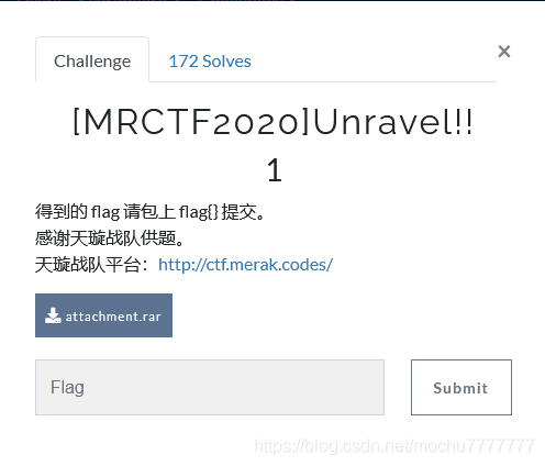 BUUCTF：[MRCTF2020]Unravel!!