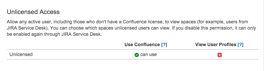 Confluence 6 从 Jira Service Desk 中取消未许可用户的访问