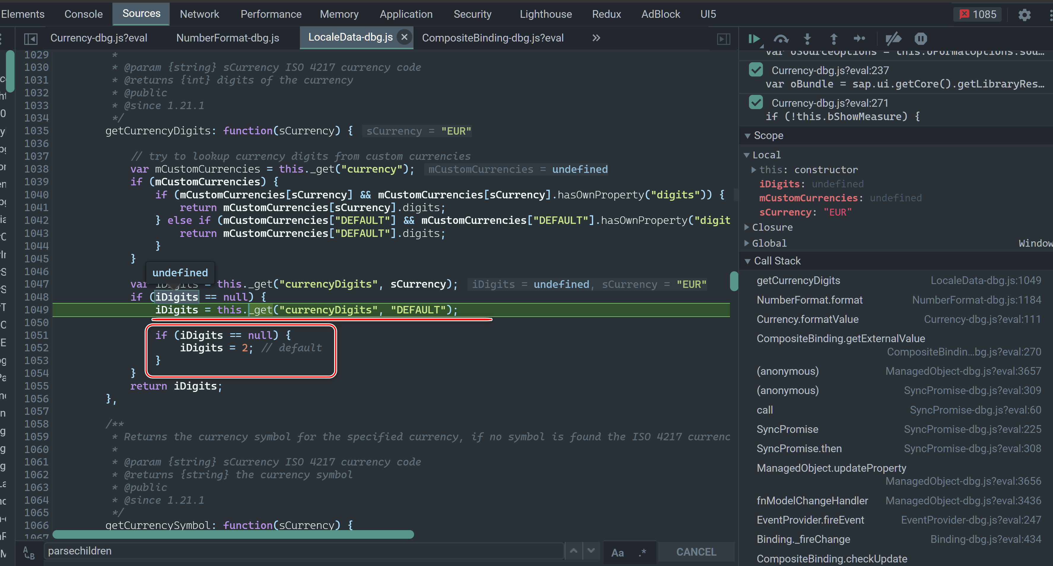 SAP UI5 货币金额显示的格式化逻辑